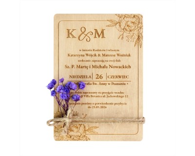 Wedding Invitation No. 1