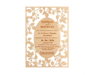 Wedding Invitation No. 6