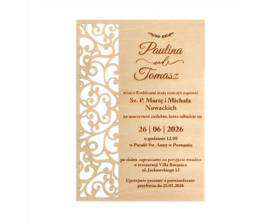 Wedding Invitation No. 7